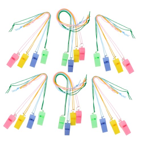 YARNOW 24Stücke Neon Pfeifen für Kunststoff Trillerpfeifen für Sport Party und Outdoor Aktivitäten Laut und Leicht Tragbar für Trainer und Schiedsrichter YARNOW 24Stücke Neon Pfeifen für Kunststoff Trillerpfeifen für Sport Party und Outdoor Aktivitäten Laut und Leicht Tragbar für Trainer und Schiedsrichter von YARNOW