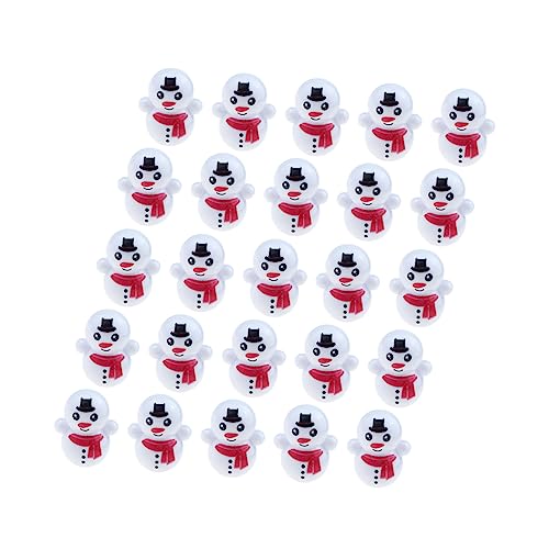 YARNOW 25 Stück Mini Schneemann Wackelspielzeug Kreatives Lernspielzeug für Fördert Hand Augen Koordination und Kreativität für Spiel und Dekoration von YARNOW