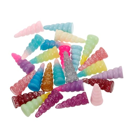 YARNOW 25 Stück Spielzeugzubehör Einhorn Horn Zubehör Für Kopfbedeckungen Hornzubehör Zum Selbermachen Nachahmung Von Einhornhörnern Einhorn-hörner-haarband-accessoires Diy Liefert Harz YARNOW 25 Stück Spielzeugzubehör Einhorn Horn Zubehör Für Kopfbedeckungen Hornzubehör Zum Selbermachen Nachahmung Von Einhornhörnern Einhorn-hörner-haarband-accessoires Diy Liefert Harz von YARNOW