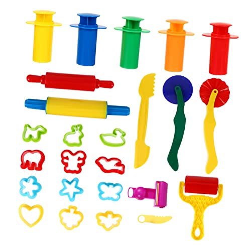 YARNOW 25 Stück Teiliges Knetwerkzeugset für Modelliermasse Tools für Kreatives für Kleinkinder und Vorschulkinder Fördert die Kreativität und Hand Augen Koordination YARNOW 25 Stück Teiliges Knetwerkzeugset für Modelliermasse Tools für Kreatives für Kleinkinder und Vorschulkinder Fördert die Kreativität und Hand Augen Koordination von YARNOW
