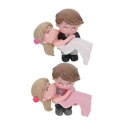 YARNOW 2Paare Statuen Kuchen Ornament DIY Figuren für Geburtstagsfeiern Tortendekoration für Unvergessliche Foto Requisiten für Kreative Erinnerungen Chic YARNOW 2Paare Statuen Kuchen Ornament DIY Figuren für Geburtstagsfeiern Tortendekoration für Unvergessliche Foto Requisiten für Kreative Erinnerungen Chic von YARNOW