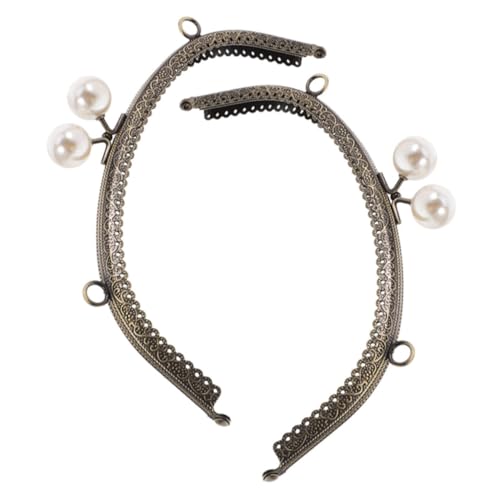 YARNOW 2Stücke Eleganter Teiliger Geldbörsenrahmen Klassischem Blumenmuster Robustes für Herstellung von Handtaschen und Geldbörsen Langlebiges YARNOW 2Stücke Eleganter Teiliger Geldbörsenrahmen Klassischem Blumenmuster Robustes für Herstellung von Handtaschen und Geldbörsen Langlebiges von YARNOW