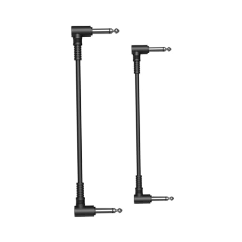 YARNOW 2Stücke Gitarren Effektkabel Adapter Stromkabel für Einfache Installation und Zuverlässige Nutzung mit Effektgeräten für Musiker und Instrumentenliebhaber von YARNOW