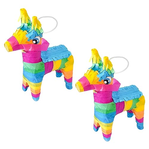 YARNOW 2Stücke Handgefertigte Pinata Für Fiesta Und Geburtstagsfeiern Spaßspielzeug Zum Befüllen Mit Süßigkeiten Partyzubehör Für Erwachsene von YARNOW