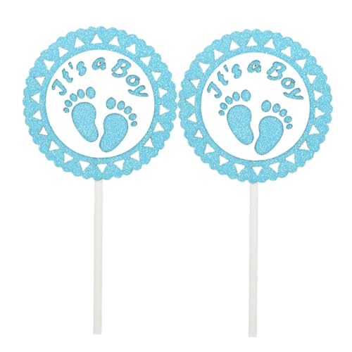 YARNOW 2Stücke Kuchen Topper Dekoration Für Kindergeburtstag Hochzeitsfeierschmuck Niedliche Kuchendeko Für Babyparty Und Langlebig Farbenfroh YARNOW 2Stücke Kuchen Topper Dekoration Für Kindergeburtstag Hochzeitsfeierschmuck Niedliche Kuchendeko Für Babyparty Und Langlebig Farbenfroh von YARNOW