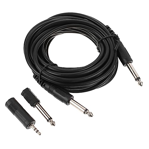 YARNOW 3 Sätze Gitarrenkabel Professionelles Instrumentenkabel mit Adapter für Gitarre und Bass Robuste Flexible Verbindung für Optimale Signalübertragung und Reinen von YARNOW