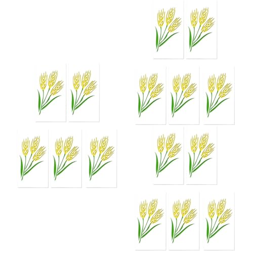 YARNOW 3 Sätze Teiliges Diy Backzubehör Kuchenformen Und Sprühschablonen Für Tortendekoration Reisähren Design Für Fondant Mousse Und Desserts 5 Stück * 3 von YARNOW