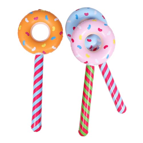 YARNOW 3 Stück Aufblasbares Donut- Süßigkeitendekorationen Donut-party-dekorationen Lutscher-requisite Donut -dekorationen Süßigkeiten Ballons Donut-ballon Pvc von YARNOW