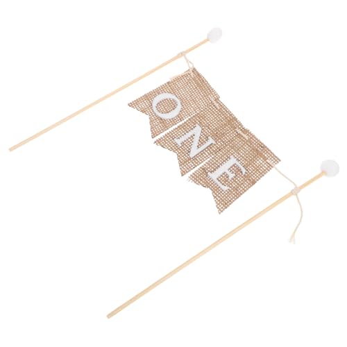YARNOW 3 Stück Handgefertigte Teilige Geburtstagskuchen Dekoration mit Rustikalem Wimpelbanner Kleiner Cupcake Topper Passend für Besondere Erste Geburtstagsfeiern YARNOW 3 Stück Handgefertigte Teilige Geburtstagskuchen Dekoration mit Rustikalem Wimpelbanner Kleiner Cupcake Topper Passend für Besondere Erste Geburtstagsfeiern von YARNOW