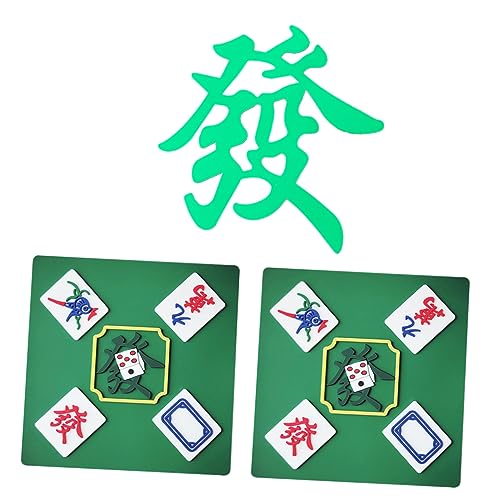 YARNOW 3 Stück Mahjong Kuchendekorationen Kreative Mahjong Tortendeko für Geburtstagsfeiern Cake Decor aus Flexiblem Material für Geburtstagskuchen und Partys von YARNOW