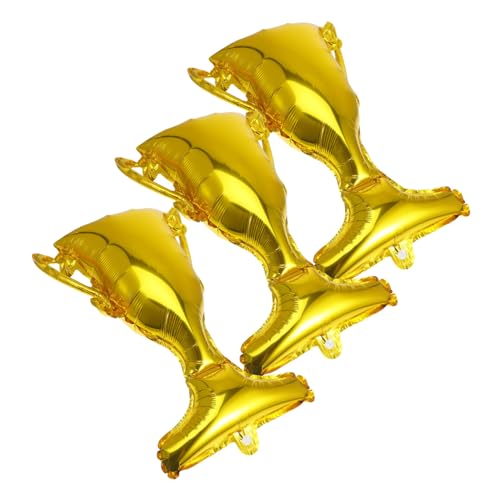 YARNOW 3 Stück Pokal Folienballon Aluminium Luftballons für Graduierungsfeiern Kreative Partydekoration Einzigartiges Design für Unvergessliche Anlässe von YARNOW