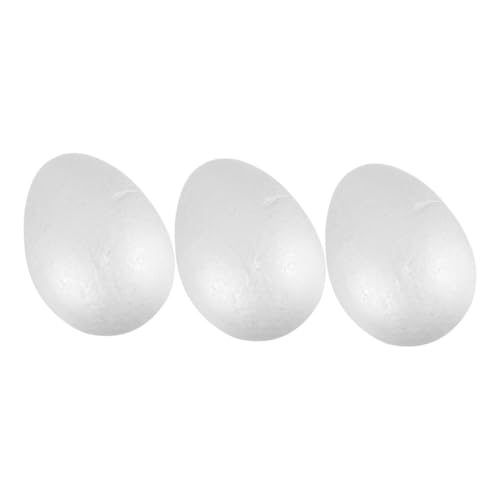 YARNOW 3 Stück Teiliges Weiße Styroporeier Leichte Diy Bastel Eier zum Bemalen und Dekorieren Vielseitige Osterdeko für Party Zuhause Gastronomie und Fotografie YARNOW 3 Stück Teiliges Weiße Styroporeier Leichte Diy Bastel Eier zum Bemalen und Dekorieren Vielseitige Osterdeko für Party Zuhause Gastronomie und Fotografie von YARNOW