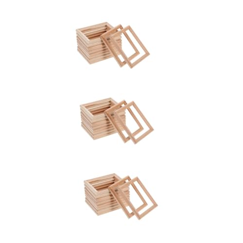 YARNOW 30 Stück Teiliges Mini Holz Bilderrahmen Puppenhaus Deko Natürliche Micro Landschaft Langlebig Fein Verarbeitet Vielseitig für DIY und Puppenhausgestaltung YARNOW 30 Stück Teiliges Mini Holz Bilderrahmen Puppenhaus Deko Natürliche Micro Landschaft Langlebig Fein Verarbeitet Vielseitig für DIY und Puppenhausgestaltung von YARNOW