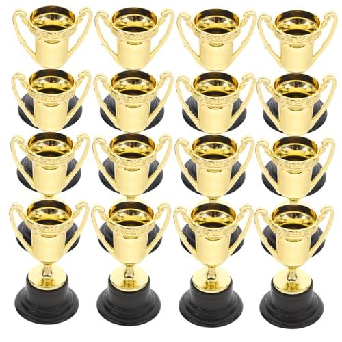 YARNOW 30 Stück Teiliges Mini Trophäen aus Umweltfreundlichem Kunststoff Goldfarbene Kinderpreis Pokale mit Sockel für Kindergarten Schulwettbewerbe Belohnungen und Wiederverwendbar YARNOW 30 Stück Teiliges Mini Trophäen aus Umweltfreundlichem Kunststoff Goldfarbene Kinderpreis Pokale mit Sockel für Kindergarten Schulwettbewerbe Belohnungen und Wiederverwendbar von YARNOW