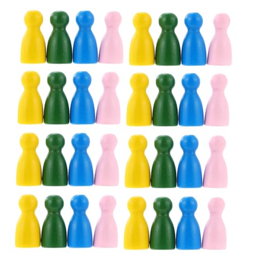 YARNOW 32 Stück Teiliges Spielsteine für Brettspiele Holzfiguren für Schach Dame und Andere Gesellschaftsspiele Hochwertige Glatte Oberfläche für Angenehmes Spielgefühl YARNOW 32 Stück Teiliges Spielsteine für Brettspiele Holzfiguren für Schach Dame und Andere Gesellschaftsspiele Hochwertige Glatte Oberfläche für Angenehmes Spielgefühl von YARNOW
