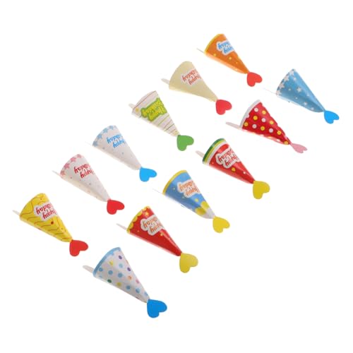 YARNOW 36Stücke Mini Papierkegelhüte für Kreative Cupcake Topper zur Eiscreme Geburtstagsdekoration Bezaubernde Partyhüte für Süße Desserts und Feierlichkeiten YARNOW 36Stücke Mini Papierkegelhüte für Kreative Cupcake Topper zur Eiscreme Geburtstagsdekoration Bezaubernde Partyhüte für Süße Desserts und Feierlichkeiten von YARNOW
