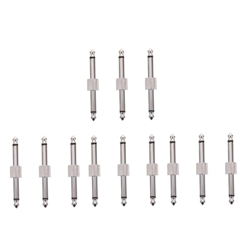 YARNOW 4 Sätze Gitarren Pedal Anschlusskuppler Hochwertige Audio Verbindung Für Effektpedale Kompatibel Mit Meisten Marken Für Gitarreneffektgeräte 3 Stücke * 4 von YARNOW