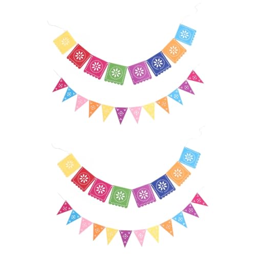 YARNOW 4 Sätze Party-Latte-Art Tag der Toten Dekorationen Fiesta-Dekorationen Ornament Pinata Dekorationen Ammer mit mexikanischem Thema Pinata-Party-Banner gefühlt YARNOW 4 Sätze Party-Latte-Art Tag der Toten Dekorationen Fiesta-Dekorationen Ornament Pinata Dekorationen Ammer mit mexikanischem Thema Pinata-Party-Banner gefühlt von YARNOW