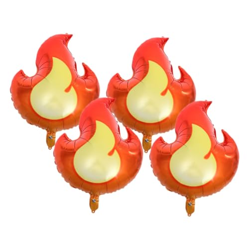 YARNOW 4 Stück Aufblasbare Folienballons Flammenform Aluminium Folienballons für Kindergeburtstag Partydekoration und Fotorequisiten Leuchtende Flammenballons für Jungen YARNOW 4 Stück Aufblasbare Folienballons Flammenform Aluminium Folienballons für Kindergeburtstag Partydekoration und Fotorequisiten Leuchtende Flammenballons für Jungen von YARNOW