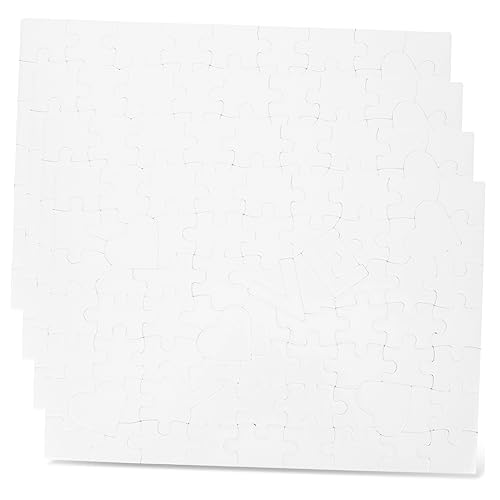 YARNOW 4 Stück Blanko Puzzle für DIY Dekoration Wärmeübertragungs Puzzles für Kreative Bastelprojekte Geeignet für Erwachsene aus Stabilem Karton für Fotos und Motive YARNOW 4 Stück Blanko Puzzle für DIY Dekoration Wärmeübertragungs Puzzles für Kreative Bastelprojekte Geeignet für Erwachsene aus Stabilem Karton für Fotos und Motive von YARNOW
