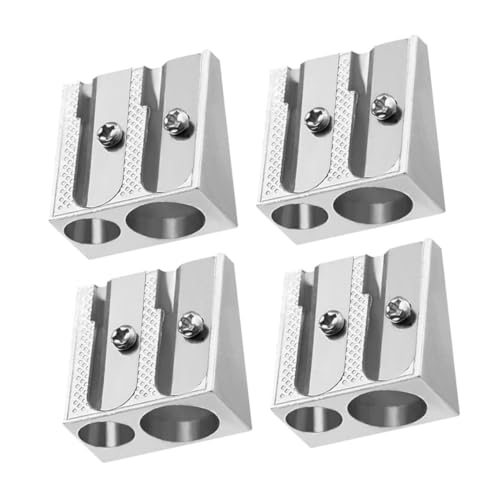 YARNOW 4 Stück Bleistiftspitzer Mini-Handanspitzer Handspitzer Anspitzer für Augenbrauenstifte Buntstiftspitzer Skizzierstiftschärfer Aluminiumlegierung Silver YARNOW 4 Stück Bleistiftspitzer Mini-Handanspitzer Handspitzer Anspitzer für Augenbrauenstifte Buntstiftspitzer Skizzierstiftschärfer Aluminiumlegierung Silver von YARNOW