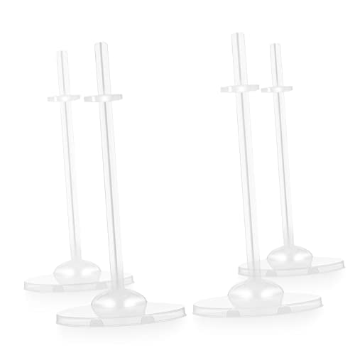 YARNOW 4 Stück Doll Display Doll Support Halter und Anpassbare Puppenständer für Kreative Präsentationen Transparentes Design für Optimale Stabilität und Schutz von YARNOW