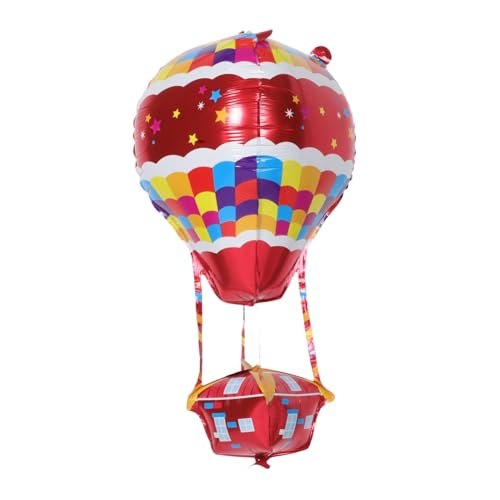 YARNOW 4 Stück Folien-heißluftballon-förmige Luftballons, Cartoon-heißluftballons, Ornamente, Großer Aluminiumfolienballon, Riesige Heißluftballon-förmige Ballon-dekorationen YARNOW 4 Stück Folien-heißluftballon-förmige Luftballons, Cartoon-heißluftballons, Ornamente, Großer Aluminiumfolienballon, Riesige Heißluftballon-förmige Ballon-dekorationen von YARNOW