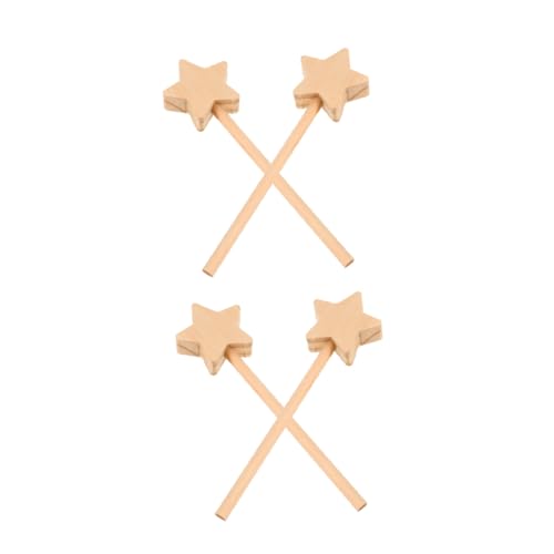 YARNOW 4 Stück Holzmärchenstock Prinzessinnen-zauberstab-kit DIY-zauberstab-Set Holzprinzessin Zauberstab Holzstern Bastelstäbchen Masse Zauberstab Aus Holz Feenstöcke Hölzern Beige YARNOW 4 Stück Holzmärchenstock Prinzessinnen-zauberstab-kit DIY-zauberstab-Set Holzprinzessin Zauberstab Holzstern Bastelstäbchen Masse Zauberstab Aus Holz Feenstöcke Hölzern Beige von YARNOW