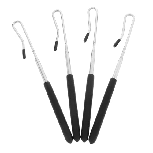 YARNOW 4 Stück Puppenarm Kontrollstangen für Handpuppen 55cm Metall Puppenhandstange mit Kunststoff Schutzhülle Bequem und Langlebig für Puppenspieler und Aufführungen von YARNOW