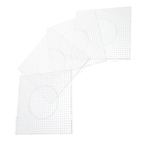 YARNOW 4 Stück Steckplatten Aus Kunststoffperlen Sicherungsperle Stiftplatte Quadratische Diy-vorlage Bastelzubehör Sicherungsperlen Bord Steckbrettperlen Perlenbretter Transparent Acryl YARNOW 4 Stück Steckplatten Aus Kunststoffperlen Sicherungsperle Stiftplatte Quadratische Diy-vorlage Bastelzubehör Sicherungsperlen Bord Steckbrettperlen Perlenbretter Transparent Acryl von YARNOW