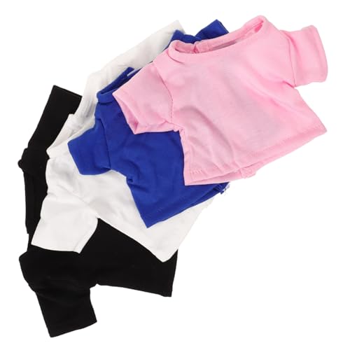 YARNOW 4 Stück Teddybären-T-Shirt Und Puppenkleidung Puppenkostüme tragen Puppe verkleiden Sich Kleidung kompakte T-Shirt-Kleidung Bezauberndes T-Shirt- Bärenkleidungsanzug Stoff YARNOW 4 Stück Teddybären-T-Shirt Und Puppenkleidung Puppenkostüme tragen Puppe verkleiden Sich Kleidung kompakte T-Shirt-Kleidung Bezauberndes T-Shirt- Bärenkleidungsanzug Stoff von YARNOW