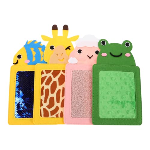 YARNOW 4-teiliges sensorisches Filzmatten für Babys, strukturierte Spielmatten, sensorisches Spielzeug für das frühe Lernen, für Klassenzimmer, Kleinkinder mit besonderen Bedürfnissen, YARNOW 4-teiliges sensorisches Filzmatten für Babys, strukturierte Spielmatten, sensorisches Spielzeug für das frühe Lernen, für Klassenzimmer, Kleinkinder mit besonderen Bedürfnissen, von YARNOW