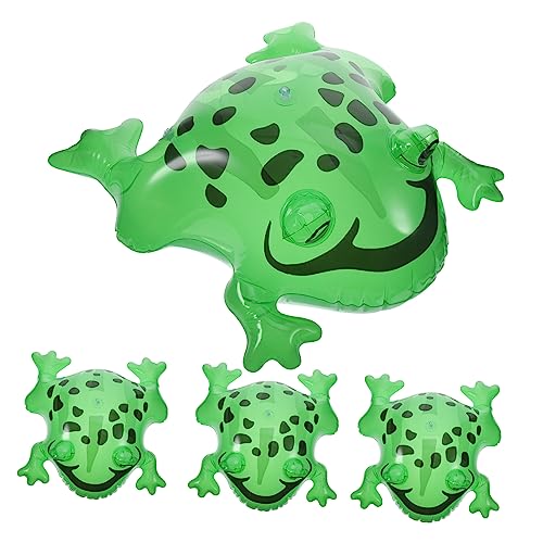 YARNOW 4Satz Teiliges Aufblasbare Froschspielzeuge Aufblasbare Froschballons Für Frosch Dekorationen Und Spielspaß Im Wasser von YARNOW