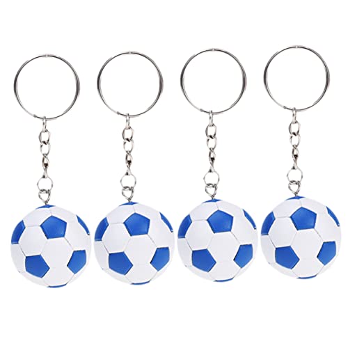 YARNOW 4Stücke Fußball Schlüsselanhänger Fußballform Schlüsselbund Anhänger Charme Schlüsselring Für Rucksack Geschenkidee Für Fußballfans YARNOW 4Stücke Fußball Schlüsselanhänger Fußballform Schlüsselbund Anhänger Charme Schlüsselring Für Rucksack Geschenkidee Für Fußballfans von YARNOW