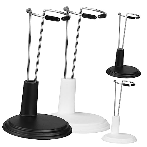 YARNOW 4Stücke Puppenständer Pack Höhenverstellbare Puppenhalter aus Praktische Organizer für Puppen für Schaufenster Heimdekoration von YARNOW