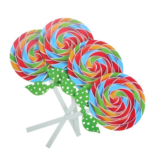 YARNOW 4Stücke Teiliges Lollipop Requisiten für Tanzaufführungen und Fotostudios Fake Süßigkeiten für Fotoshootings und Partydekorationen YARNOW 4Stücke Teiliges Lollipop Requisiten für Tanzaufführungen und Fotostudios Fake Süßigkeiten für Fotoshootings und Partydekorationen von YARNOW
