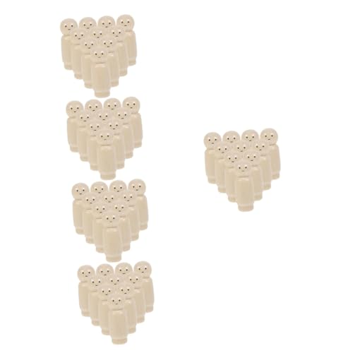 YARNOW 5 Sätze Diy Holzfiguren Unbemalte Peg Puppen Aus Holz Für Bastelbedarf Und Partydekoration Kreative Malspielzeuge Natürliche Holzfarbe 10 Stück * 5 YARNOW 5 Sätze Diy Holzfiguren Unbemalte Peg Puppen Aus Holz Für Bastelbedarf Und Partydekoration Kreative Malspielzeuge Natürliche Holzfarbe 10 Stück * 5 von YARNOW