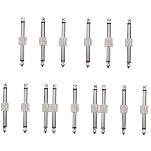 YARNOW 5 Sätze Gitarren Effektpedal Adapter Praktische Gerade Stecker Für Audioverbindungen Kompatibel Mit Meisten Marken Platzsparend Und Langlebig Für Stücke * 5 von YARNOW