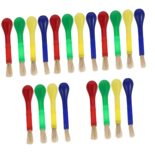 YARNOW 5 Sätze Teiliges Malpinsel Mit Kunststoffgriff Doodle Pinsel Für Weiche Borsten Für Kreative Kunstprojekte Und Fingerfarben 4 Stück * 5 von YARNOW