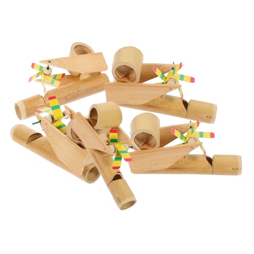 YARNOW 5 Stück Bambus Vogelpfeifen Imitation von Vogelgeräuschen Windmühlen Pfeifen für Erwachsene Kreative Spielmomente und Naturgeräusche von YARNOW