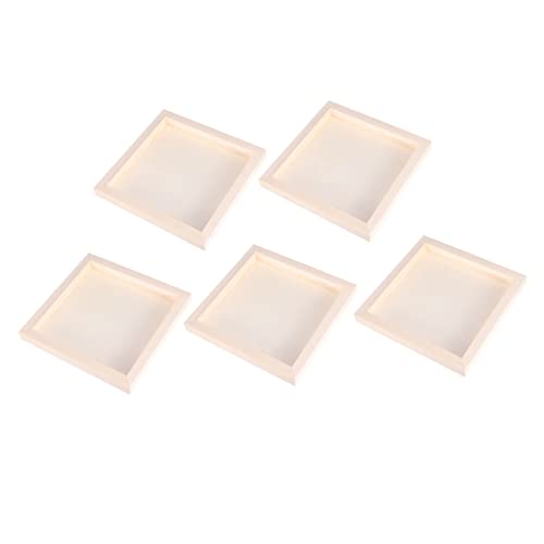 YARNOW 5 Stück Diy Tonbilderrahmen Holz Kreative Bastelrahmen für Handgemachte Bilderrahmen für Kunstprojekte und Lernaktivitäten YARNOW 5 Stück Diy Tonbilderrahmen Holz Kreative Bastelrahmen für Handgemachte Bilderrahmen für Kunstprojekte und Lernaktivitäten von YARNOW