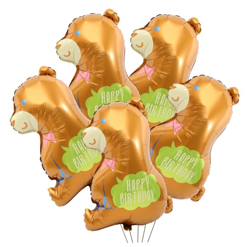 YARNOW 5 Stück Folienballons Tierformen Kreative und Niedliche Tierballons für Kindergeburtstagsfeiern Heliumgeeignet Party für Themenpartys YARNOW 5 Stück Folienballons Tierformen Kreative und Niedliche Tierballons für Kindergeburtstagsfeiern Heliumgeeignet Party für Themenpartys von YARNOW