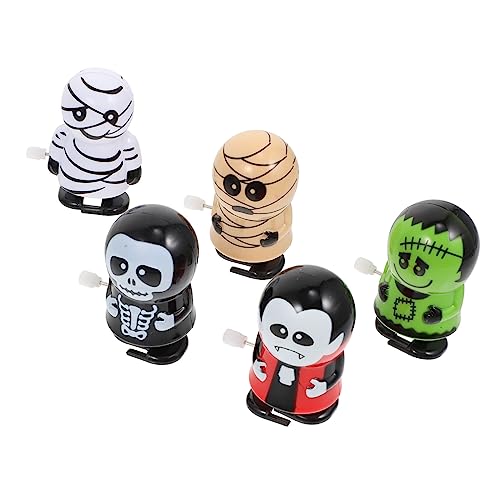 YARNOW 5 Stück Teiliges Halloween Aufziehspielzeug Lustige Cartoon Figuren Wind Up für Mädchen Jungen Geburtstag Mitgebsel YARNOW 5 Stück Teiliges Halloween Aufziehspielzeug Lustige Cartoon Figuren Wind Up für Mädchen Jungen Geburtstag Mitgebsel von YARNOW