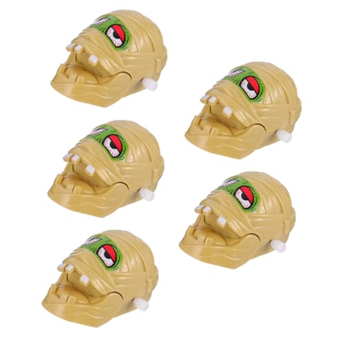 YARNOW 5 Stück Teiliges Halloween Aufziehspielzeug Mumienspringer Gruseliges Clockwork Deko für Party Lustiges Tischdekoration YARNOW 5 Stück Teiliges Halloween Aufziehspielzeug Mumienspringer Gruseliges Clockwork Deko für Party Lustiges Tischdekoration von YARNOW