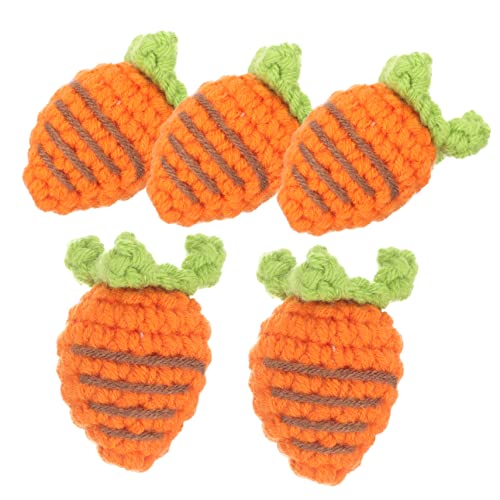 YARNOW 5 Stück Teiliges Handgemachte Karotten Anhänger für DIY Broschen und Haarnadeln für Schmuck Kleidung und Bastelprojekte YARNOW 5 Stück Teiliges Handgemachte Karotten Anhänger für DIY Broschen und Haarnadeln für Schmuck Kleidung und Bastelprojekte von YARNOW