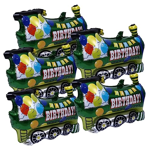 YARNOW 5 Stück Zugballon Rennwagen Geburtstagsfeierdekorationen Bunt Kindergeburtstag Cartoon Ballon Thematisiert Auto Partyzubehör Für Kindertransporte Luftballons Aluminiumfolie YARNOW 5 Stück Zugballon Rennwagen Geburtstagsfeierdekorationen Bunt Kindergeburtstag Cartoon Ballon Thematisiert Auto Partyzubehör Für Kindertransporte Luftballons Aluminiumfolie von YARNOW