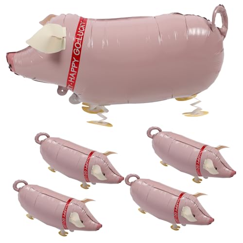 YARNOW 5 Teiliges Partyzubehör Für Schweine Party Dekoration Schweine Luftballons Aufblasbarer Spielzeugballon Tierdekor Aufblasbares Party Dekorationen Lustiger Ballon YARNOW 5 Teiliges Partyzubehör Für Schweine Party Dekoration Schweine Luftballons Aufblasbarer Spielzeugballon Tierdekor Aufblasbares Party Dekorationen Lustiger Ballon von YARNOW