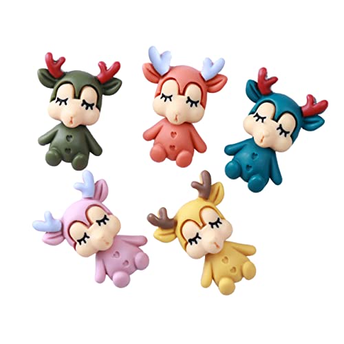 YARNOW 50 Stück DIY Cartoon REH Dekoration Kreative Resin Anhänger für Handarbeiten Lustige Hängedekorationen für Zuhause Auto und Taschen Mixed Colors YARNOW 50 Stück DIY Cartoon REH Dekoration Kreative Resin Anhänger für Handarbeiten Lustige Hängedekorationen für Zuhause Auto und Taschen Mixed Colors von YARNOW