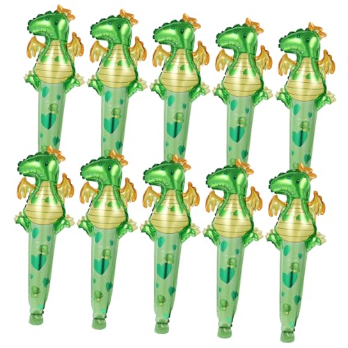 YARNOW 50 Stück Dinosaurier Handballon Tierform Luftballons für Partys Folienballons für Geburtstagsfeiern und Dekorationen für Drinnen und Draußen YARNOW 50 Stück Dinosaurier Handballon Tierform Luftballons für Partys Folienballons für Geburtstagsfeiern und Dekorationen für Drinnen und Draußen von YARNOW