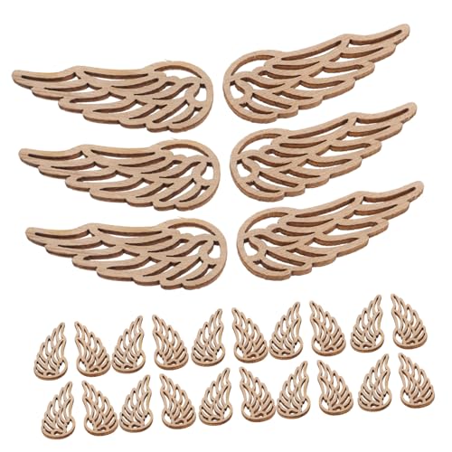 YARNOW 50 Stück Holzfarbe Holzscheiben Flügeldekoration Holzhandwerk Vorräte zubehör für holzmalerei leere Holzausschnitte Holzverzierungen unfertigte Holzschmuckstücke hölzern Hellbraun YARNOW 50 Stück Holzfarbe Holzscheiben Flügeldekoration Holzhandwerk Vorräte zubehör für holzmalerei leere Holzausschnitte Holzverzierungen unfertigte Holzschmuckstücke hölzern Hellbraun von YARNOW
